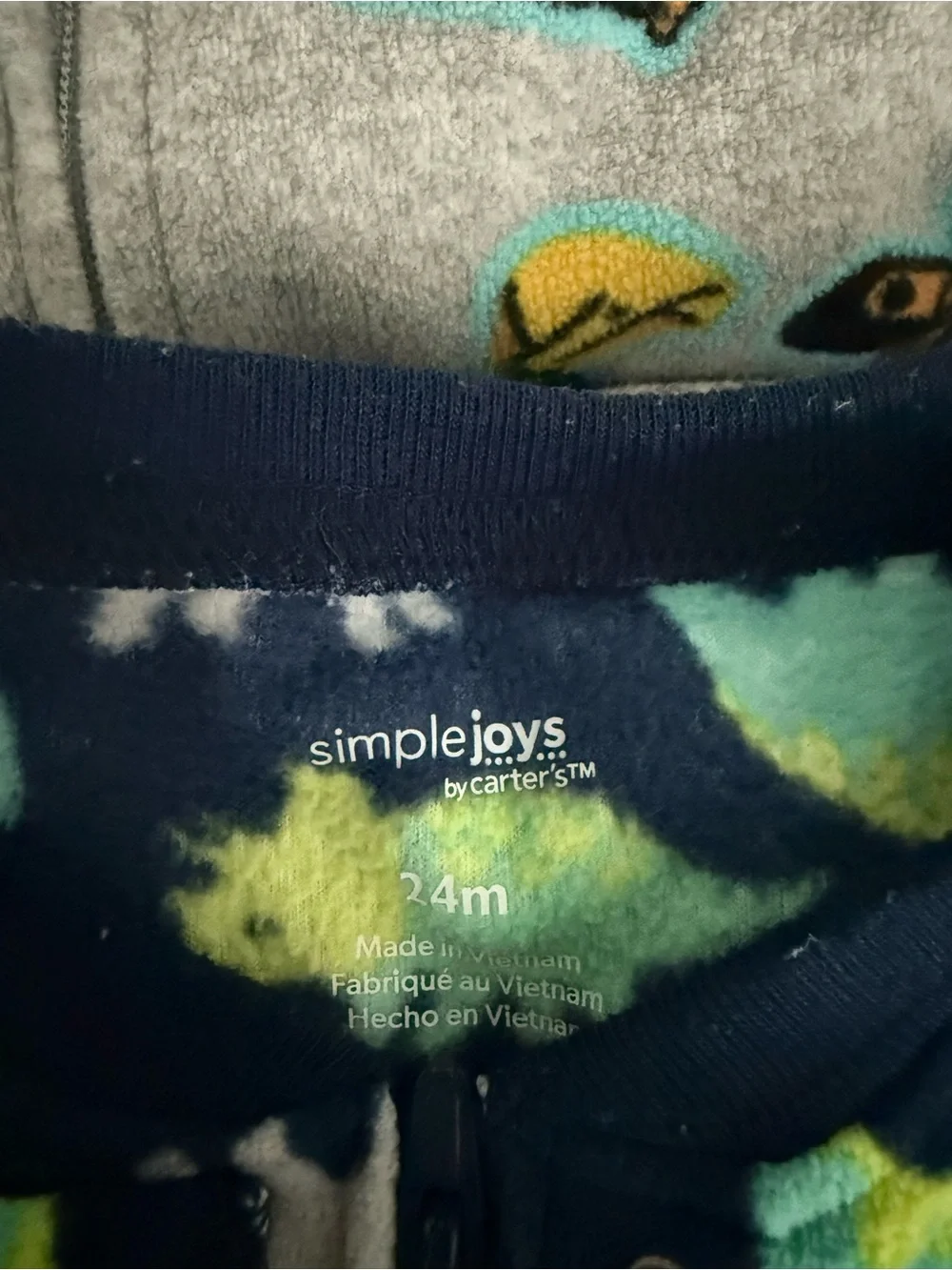 Simple Joys Fleece Footies Pack of 3- 24M